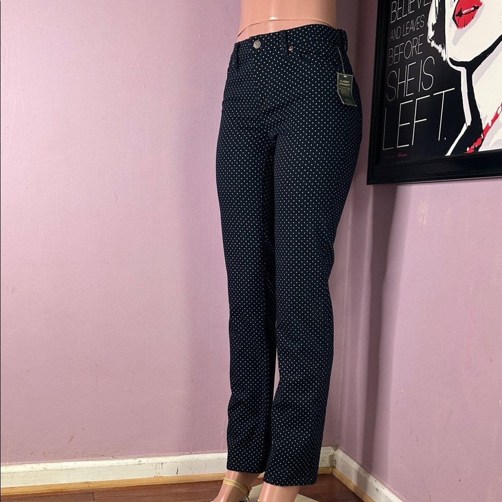 Lauren Ralph Lauren. Jeans  Classic Straight  Navi cream color